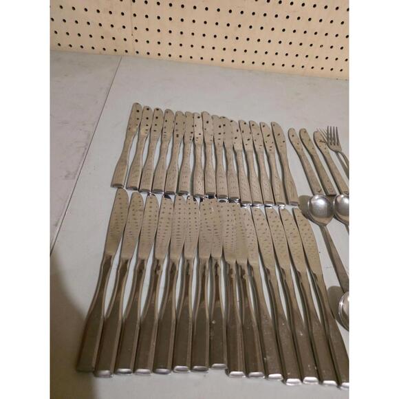Vtg Delta Airlines Silver Cutlery Set Flatware First Class Silverware